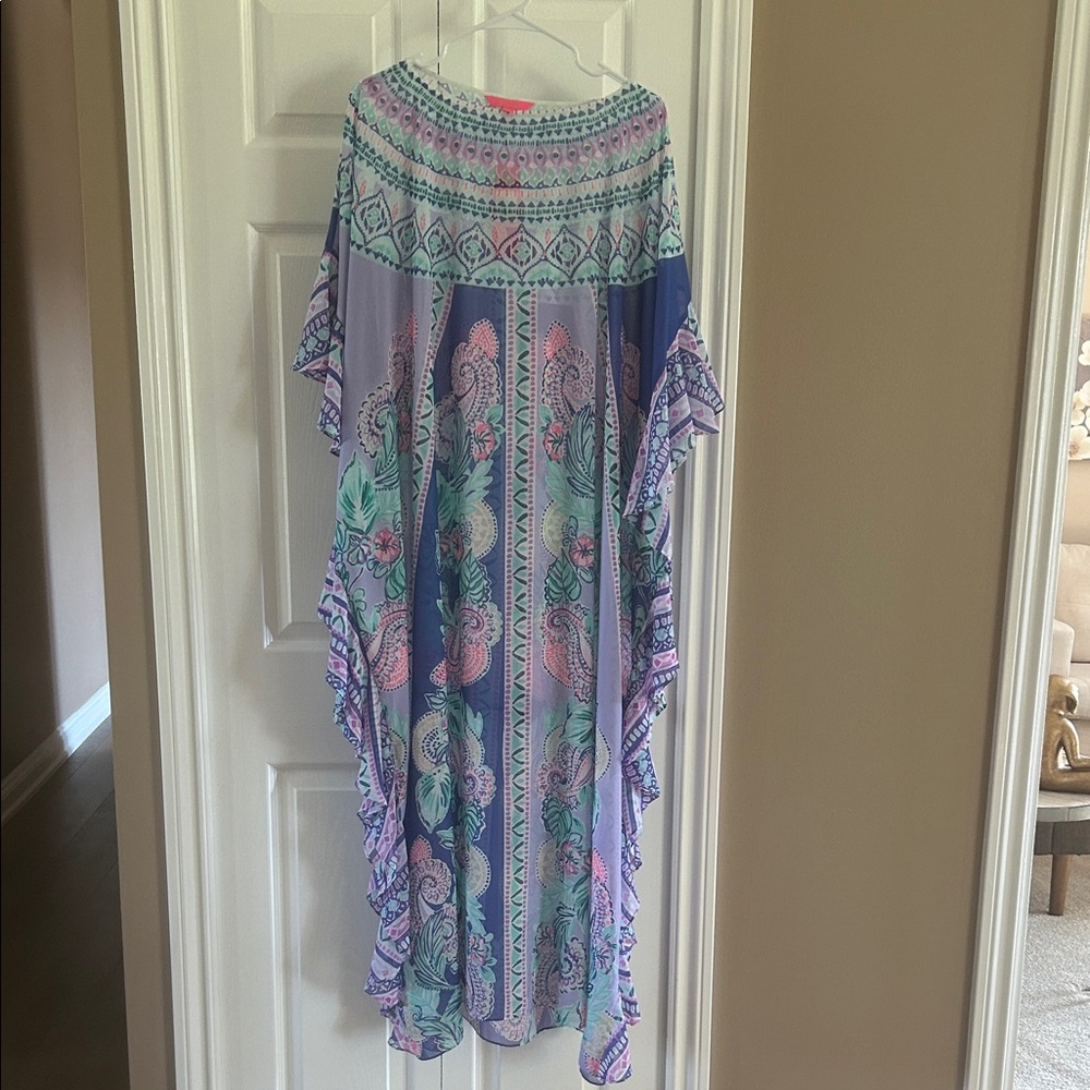 Lilly Pulitzer Monnae midi Colorful Midi Caftan